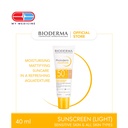 Bioderma Photoderm Aquafluide SPF50+ Moisturizing Mattifying Sunscreen in a Refreshing Aqua-texture (All Skin Types including Sensitive Skin) - 40 ml