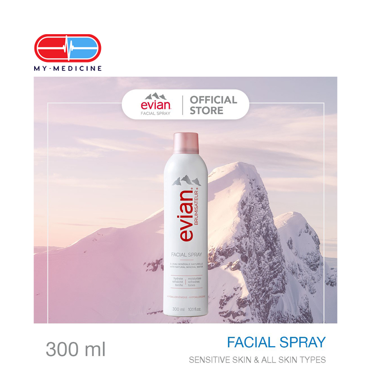 Evian Facial Spray Natural Mineral Water Facial Spray