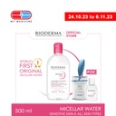 Bioderma Sensibio H2O Soothing Micellar Water (Facial Non-Rinse Cleanser for Sensitive Skin)
