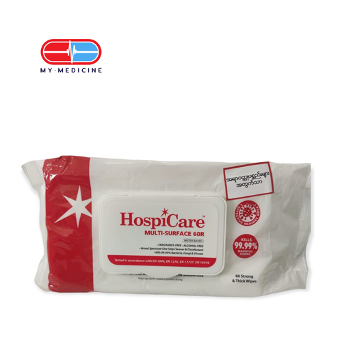 Hospicare Multi-Surface 60R Wipes