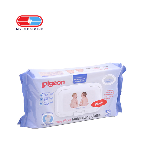 Pigeon Baby Wipes (70 Wipes)