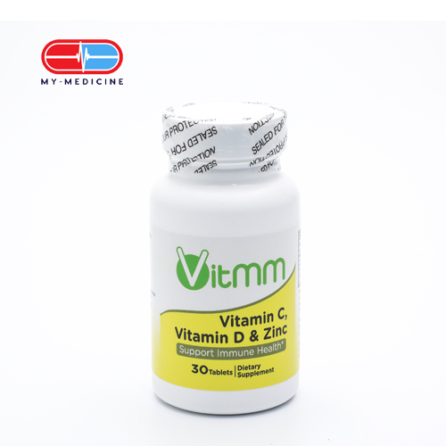 Vitmm Vitamin C, D & Zinc (3 for 20000 MMK)