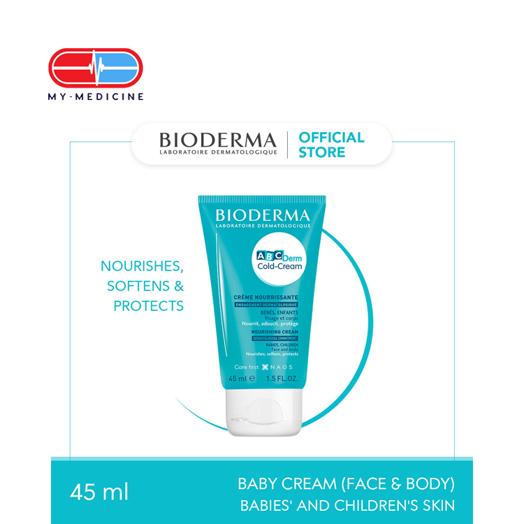 Bioderma ABCDerm Gentle Moisturizing and Nourishing Baby Cream (Face & Body)
