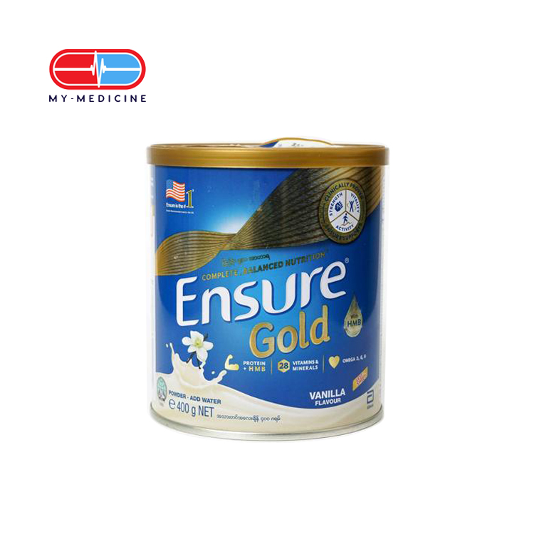 Ensure Gold Tin (Vanilla Flavor- Less Sweet)