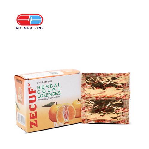 Zecuf Herbal Cough Lozenge (Orange) (3 for 1000 MMK)