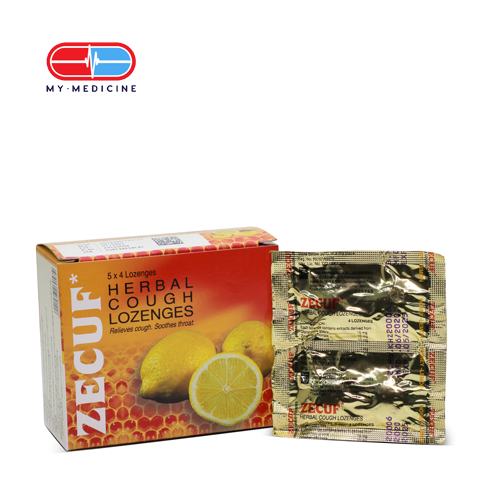 Zecuf Herbal Cough Lozenge (Honey-Lemon)