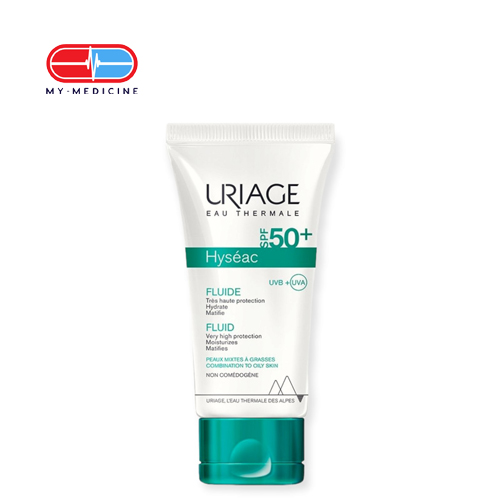 Uriage Hyseac Fluid SPF 50+ Combination to Oily Skin 50 ml