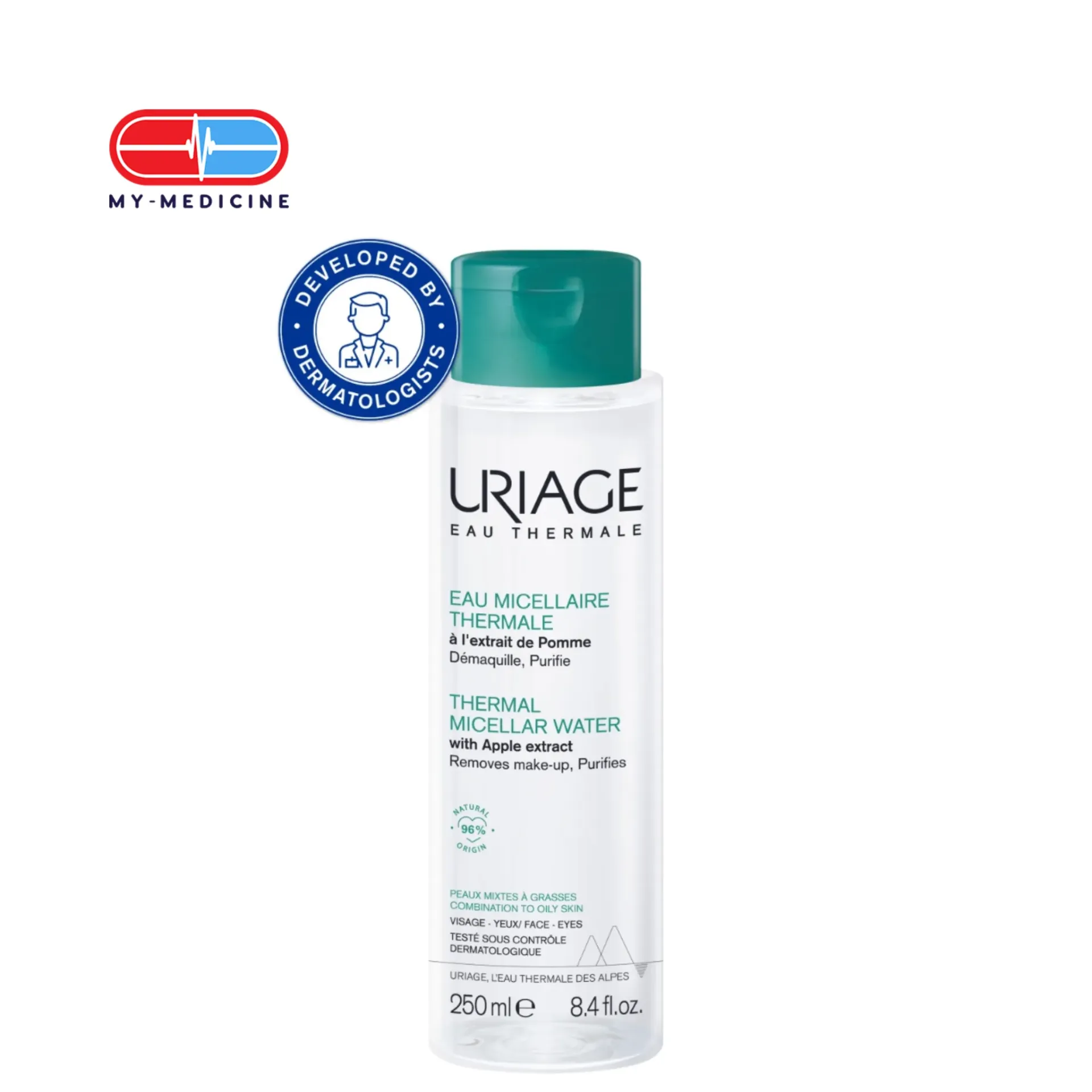 Uriage Thermal Micellar Water Combination to Oily Skin 250 ml Exp date: 10/26