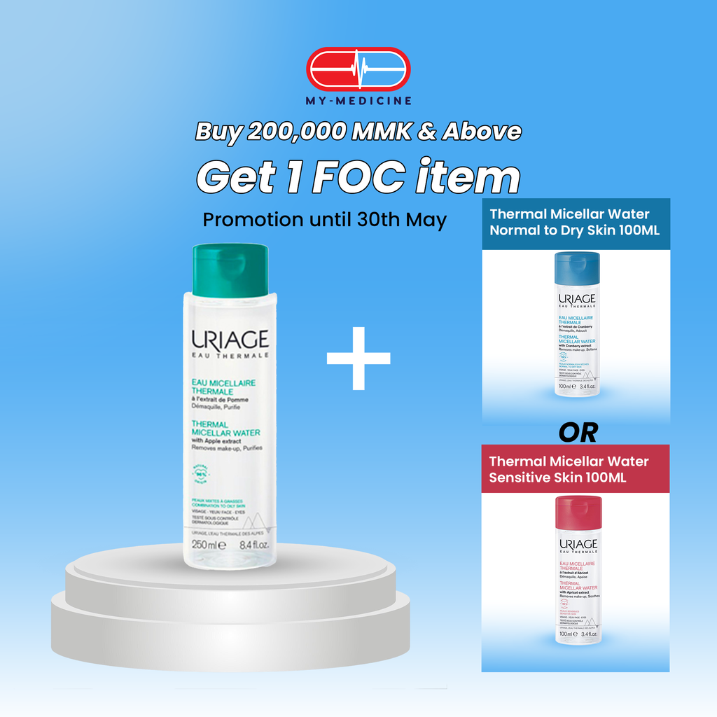 Uriage Thermal Micellar Water Combination to Oily Skin 250 ml