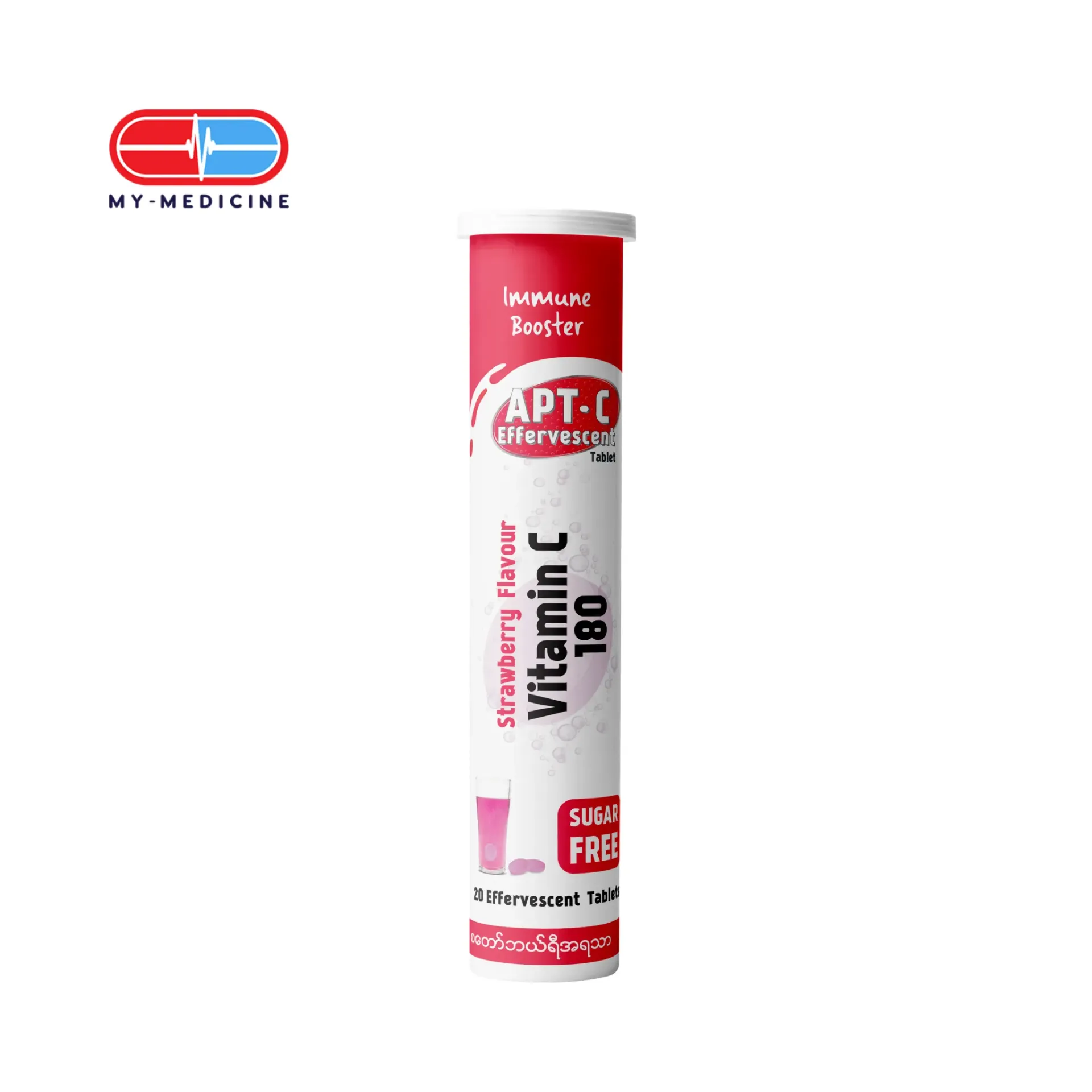 [MD131127] APT-C Effervescent Tablet (Strawberry Flavour)