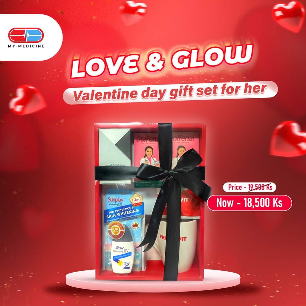 Love & Glow (A Valentine's day gift set for her)