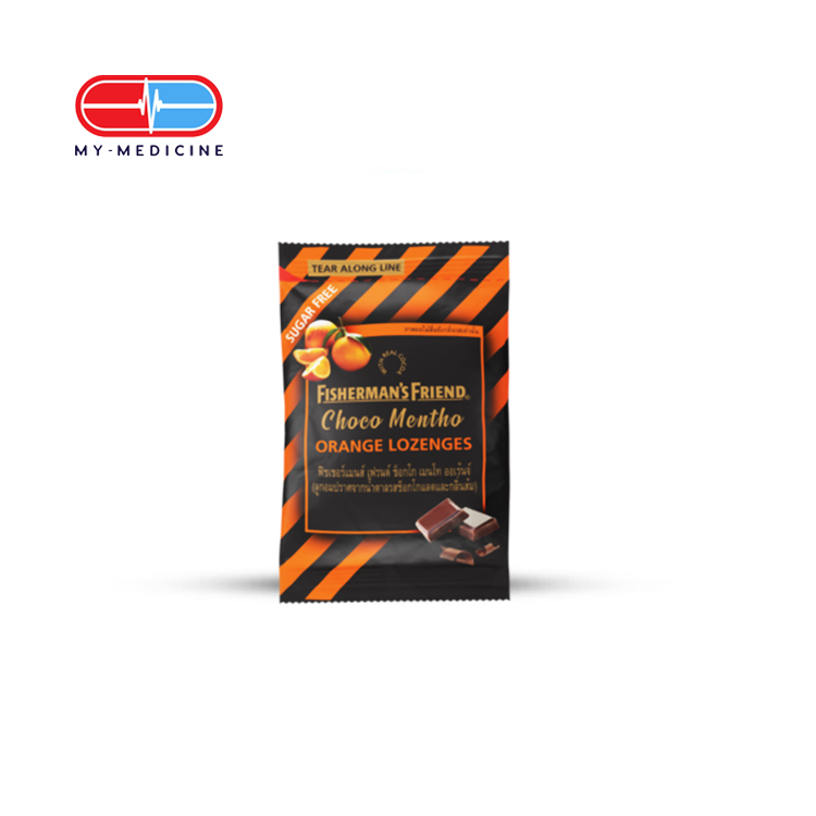 Fisherman's Friend Choco Mentho Orange Lozenges