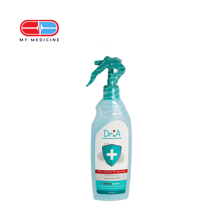 Dr+A Hand Spray Ethyl Alcohol 75% Solution Aloe Vera 300ml