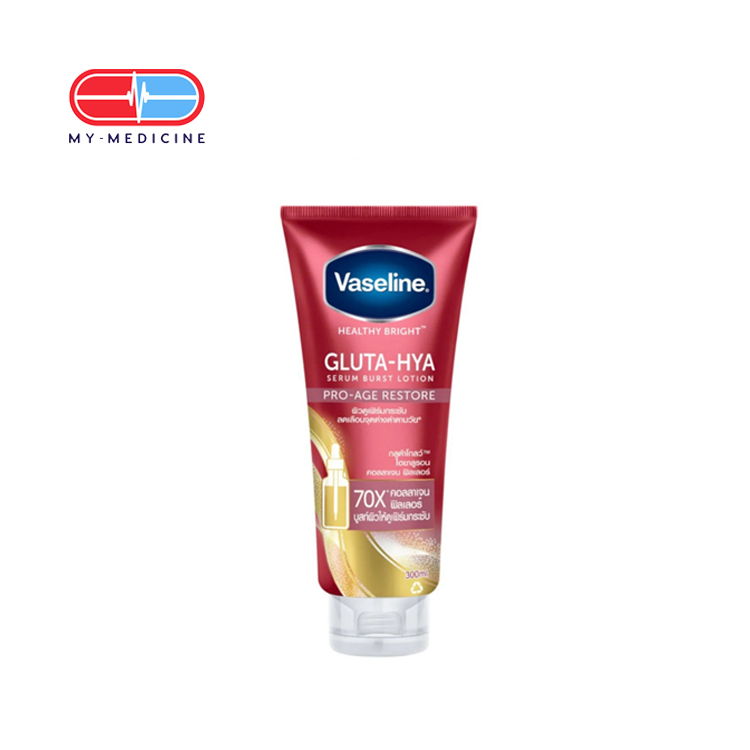 Vaseline Body Serum Healthy Bright Gluta-Hya 70X Pro-Age Restore 300ml