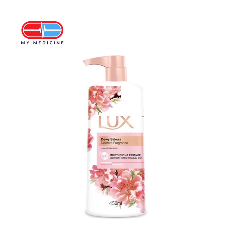 Lux 2x Dewy Sakura Glow Body Wash 450 ml