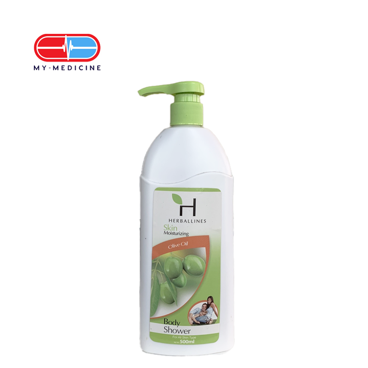 Herballines Skin Moisturizing Olive Oil Body Shower 500 ml