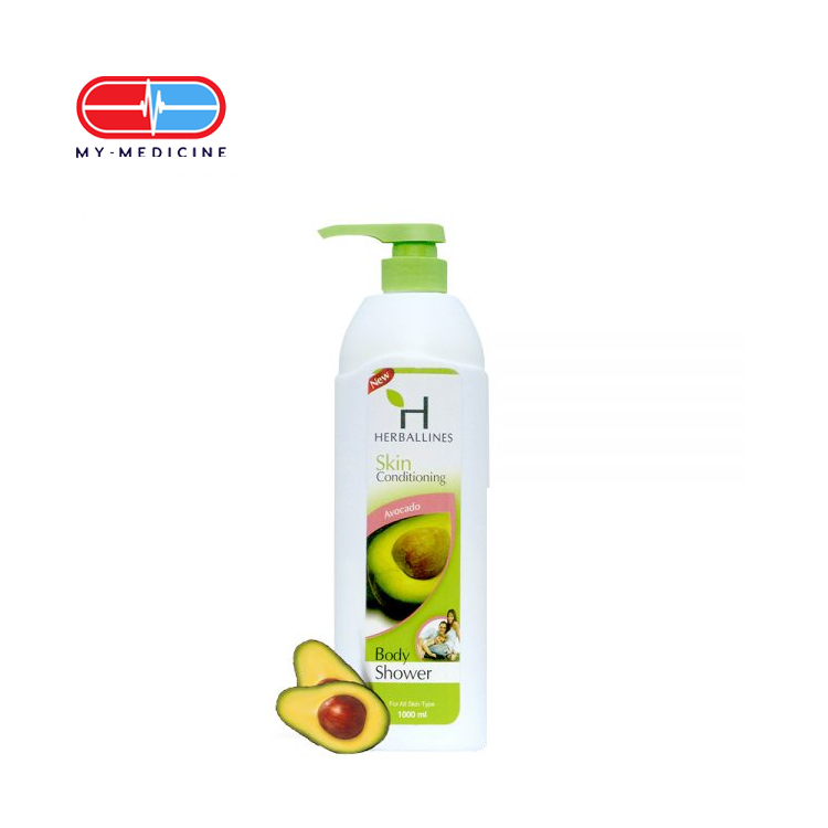 Herballines Skin Conditioning Avocado Body Shower 1000 ml