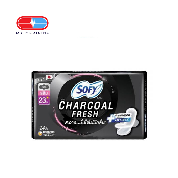 Sofy Charcoal Fresh Sanitary Pad 23cm