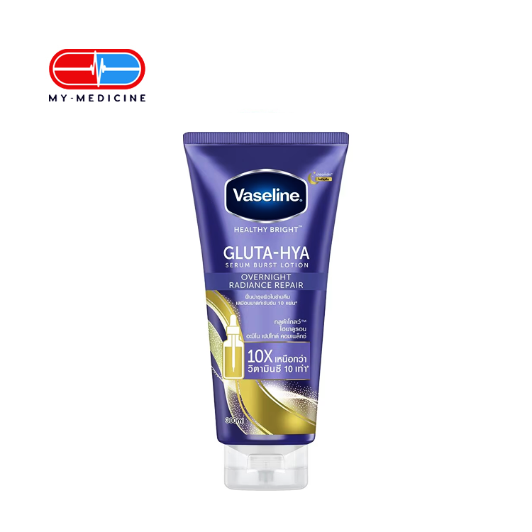 Vaseline Body Serum Healthy Bright Gluta-Hya 10X Overnight Radiance Repair 300ml