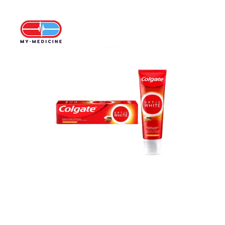 Colgate Optic White Mineral-Based Whitening Volcanic Mineral 100g