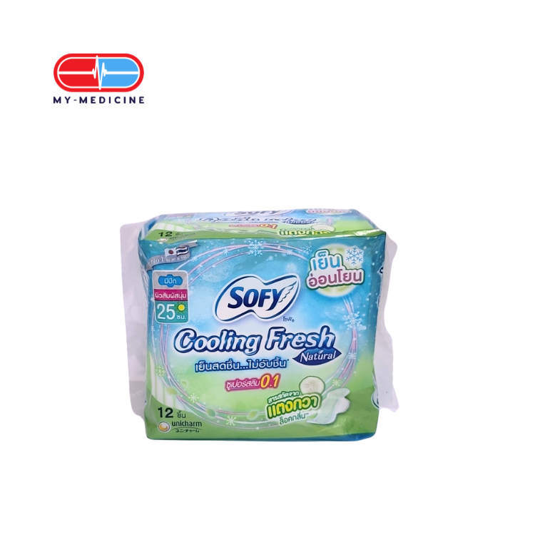 Sofy Cooling Fresh Day 25cm (12 Pieces)