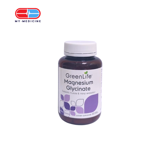 [MD131475] GreenLife Magnesium Glycinate 60 Caps