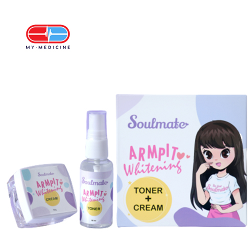 [CP040034] Be Your Soulmate Armpit Whitening Toner & Cream Set