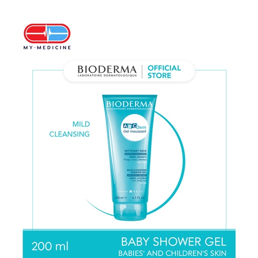 [CP040045] Bioderma ABCDerm Gel Moussant Ultra-Gentle Soap-Free Face and Body Cleansing Gel (Babies and Children Skin) - 200 ml