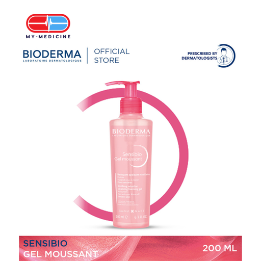 [CP040127] Bioderma Sensibio Gel Moussant Gentle Soothing Micellar Foaming Gel Cleanser (Sensitive Skin) - 200 ml