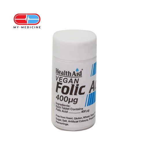 [MD130657] HealthAid Folic Acid 400 mcg
