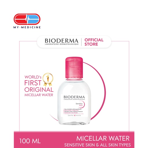 Bioderma Sensibio H2O Soothing Micellar Water (Facial Non-Rinse Cleanser for Sensitive Skin)