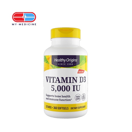 [MD131111] Healthy Origins Vitamin D3 5000 IU