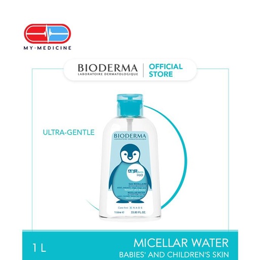 [CP040270] Bioderma ABCDerm H2O Baby Micellar Cleansing Water ( Babies and Children's Skin ) - 1L