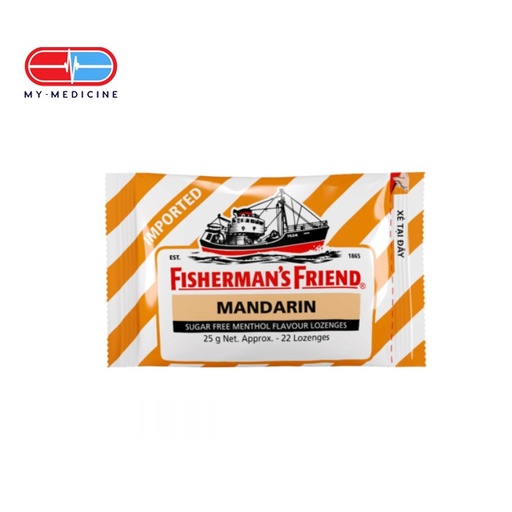 [MD131154] Fisherman's Friend Mandarin Menthol Flavour Lozenges