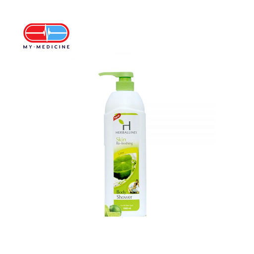 [CP040320] Herballines Skin Refreshing Lime  Body Shower 1000 ml