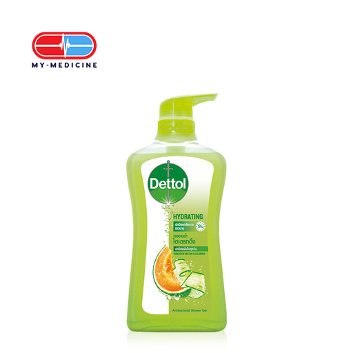 [CP040357] Dettol Hydrating Honey Dew Melon and Cucumber Antibacterial Shower Gel 500 ml