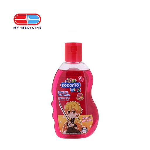 [CP040366] Kodomo Head to Toe Wash (Happy Red Berry)  200 ml