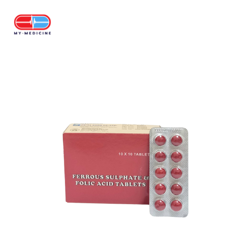 [MD131343] Ferrous sulphate 200mg + Folic acid 0.4mg